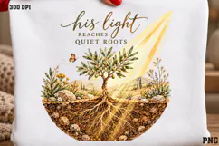 Grace Grows Deepest Christian Shirt PNG, Rooted in Grace Flo Product Image 2