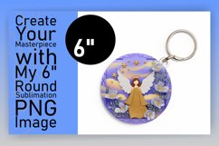 Dynamic Keychain Circle PNG Design , 3D Xmas Product Image 1