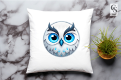 Cute Owl Clipart Sublimation PNG Product Image 2