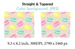 Macaroons seamless Tumbler Sublimation, 20 oz Product Image 2