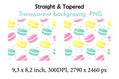 Macaroons seamless Tumbler Sublimation, 20 oz Product Image 3