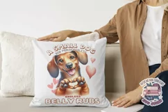 Dogs Sublimation design Funny Quote Dachshund PNG Product Image 2