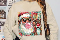 Funny Christmas Pop Art Sublimation, Christmas Png Product Image 4