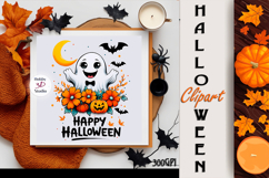 Halloween Ghosts Wildflower Art Product Image 4