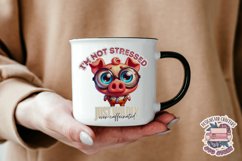 Funny Sarcasm Sublimation design PNG Quote Animal Product Image 4