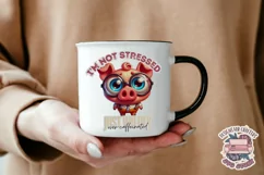 Funny Sarcasm Sublimation design PNG Quote Animal Product Image 4