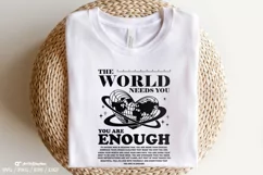 You are enough Svg, Positive Quote Svg, Motivational Svg Product Image 2