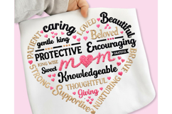 Mother's Day PNG, She is Mom PNG, Faux Yarn Mama PNG, Mother Product Image 6