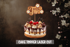 12 Baby cake toppers SVG I Cake topper SVG Product Image 3