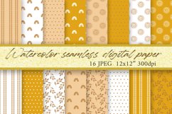 Boho seamless Digital Paper pack Product Image 1