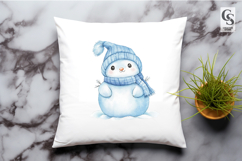 Cute Winter Animals Clipart Sublimation PNG Product Image 2