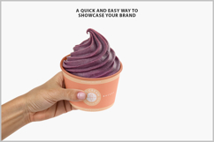 Hand Holding an Acai Bowl Mockup Product Image 2