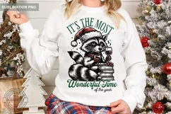 It's the Most Wonderful Time Of The Year, Christmas Raccoon Product Image 8