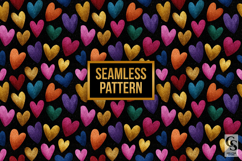 Sparkling Glitter Hearts Digital Papers Product Image 2