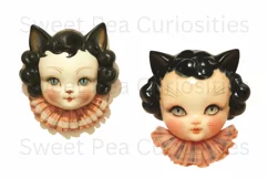 Halloween, Vintage, Cardboard, Ephemera, PNG, Clipart Product Image 2