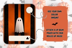 Halloween Ghost Money Card, Halloween Money Card Template Product Image 2