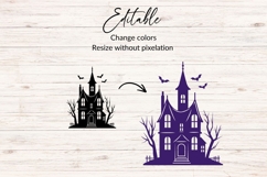 Gothic House SVG, Haunted House SVG Product Image 2