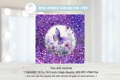 Sparkle Butterfly Spring Wind Spinner Product Image 2