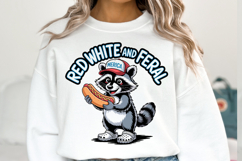 Red White and Feral svg | Svg Files for Cricut | Shirt Svg Product Image 2