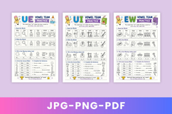 Vowel Teams Practice Workbook Product Image 2