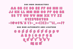 Dog Mom - Fun Bubble Font Product Image 2