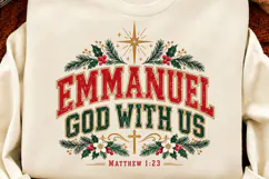 4 Christian Christmas PNG Designs, 4 Bible Verse Christmas P Product Image 2