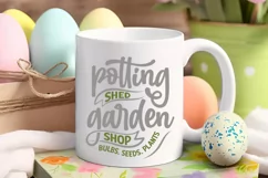 Potting shed garden shop bulbs. seeds. plants SVG Product Image 2
