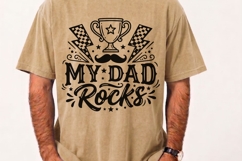 My Dad Rocks Svg, Best Dad Ever Svg, Awesome Dad Svg. Product Image 4