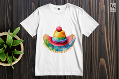 Colorful Mexican Sombrero Hat Clipart Sublimation PNG Product Image 2