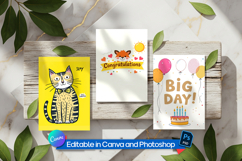 4x6 cards mockup flat lay Product Image 3