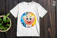 Cute Star Clipart Sublimation PNG Product Image 2
