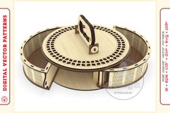 Box Organizer v31 - laser cut file - Glowforge ready SVG Product Image 2