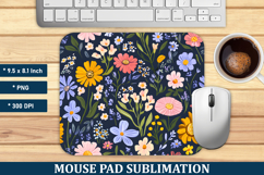 Cottage Garden Mouse Pad | Mouse Pad Sublimation Product Image 1