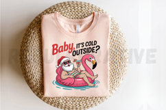 Funny Tropical Christmas, Sarcastic Sublimation PNG Product Image 2