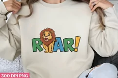 Roar! PNG, Cute Animal Sublimation PNG Product Image 2