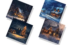 Christmas Home Digital Paper Bundle Product Image 2