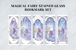 Magical Fairy Stained Glass Bookmark Set,Enchanted Fantasy Product Image 2