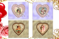 Vintage pattern Badges l 8 Icon Designs, PNG Product Image 3