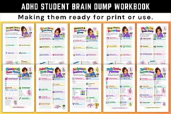 ADHD Student Brain Dump Workbook Product Image 2