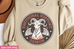 Emotional Support Demon PNG, Cute Baphomet Sublimation PNG Product Image 2