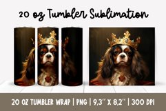 Cavalier King Charles Spaniel Tumbler Wrap Sublimation Product Image 1