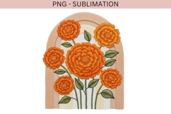 Marigolds png design for T-shirts Product Image 2