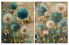 Shabby Chic, Flowers, Grunge, Papers, Junk Journal Product Image 2