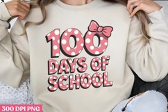 100 days of school PNG, 100 Days Of School Sublimation PNG Product Image 1