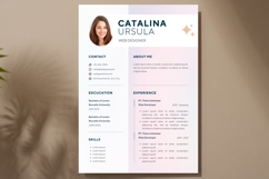 05 Soft Pink Resume Template - Canva Product Image 2