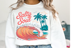 Salty Soul Svg | Svg Files for Cricut | Shirt Svg Product Image 3
