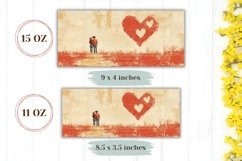 Western Mug Wrap Design, Cowboy Mug Design, Love Mug Product Image 2
