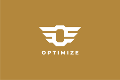 Optimize Letter O Wings Logo Design Vector Product Image 2
