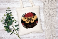 Celestial Moth Illustration, Flowers PNG Product Image 2