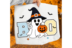 BOO Spooky Vibes Kids Halloween PNG, Spooky Ghost PNG, BOO Product Image 2